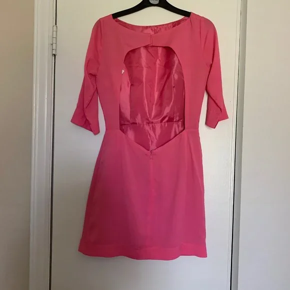 Literature Noir Barbie Pink Mini Dress XS - Picture 3 of 9